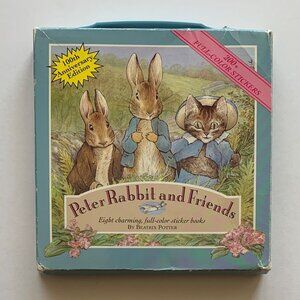 Peter Rabbit and Friends by Beatrix Potter - 8 Full-Color Sticker Books (Used*)